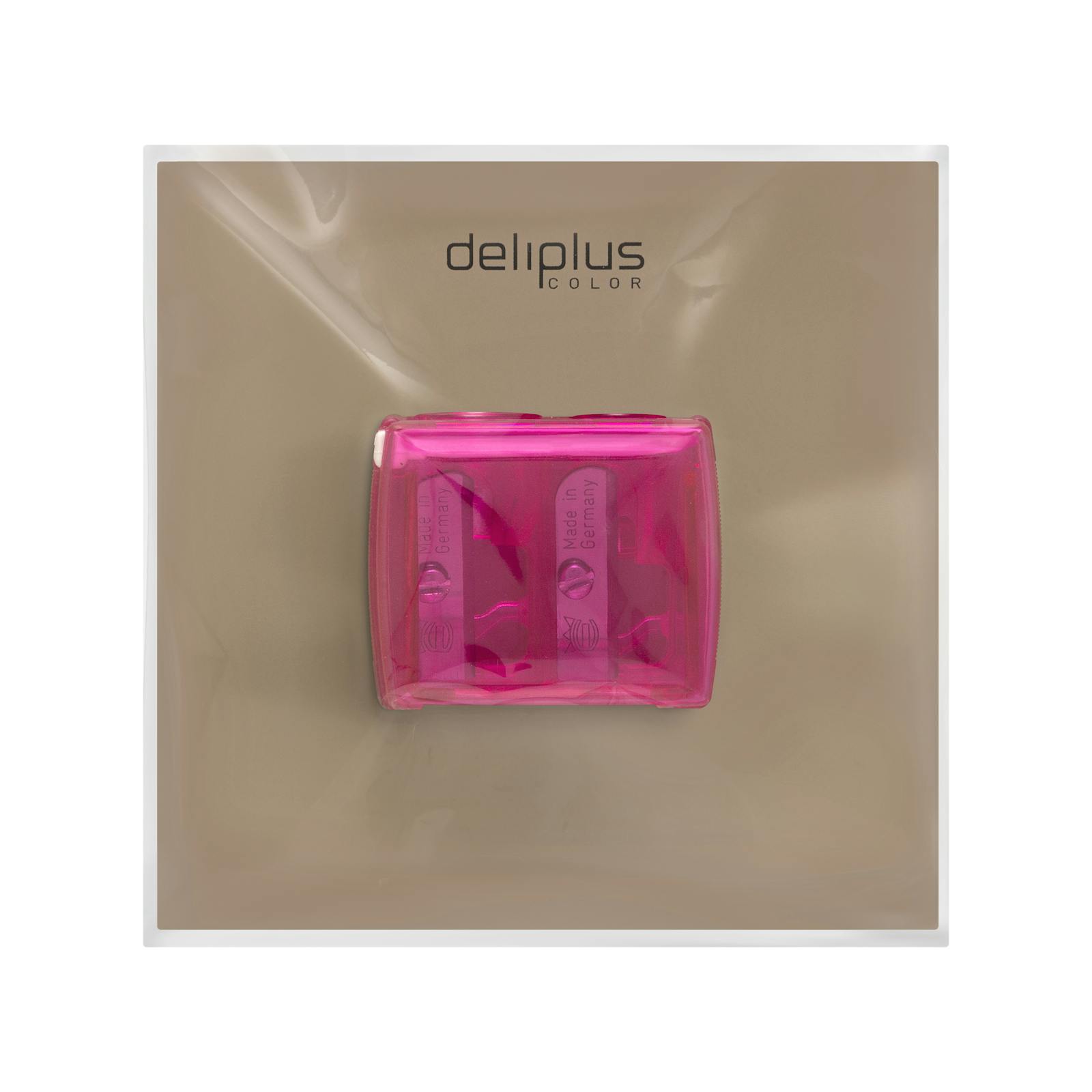 Taille-crayon double Deliplus pour crayons fins et épais