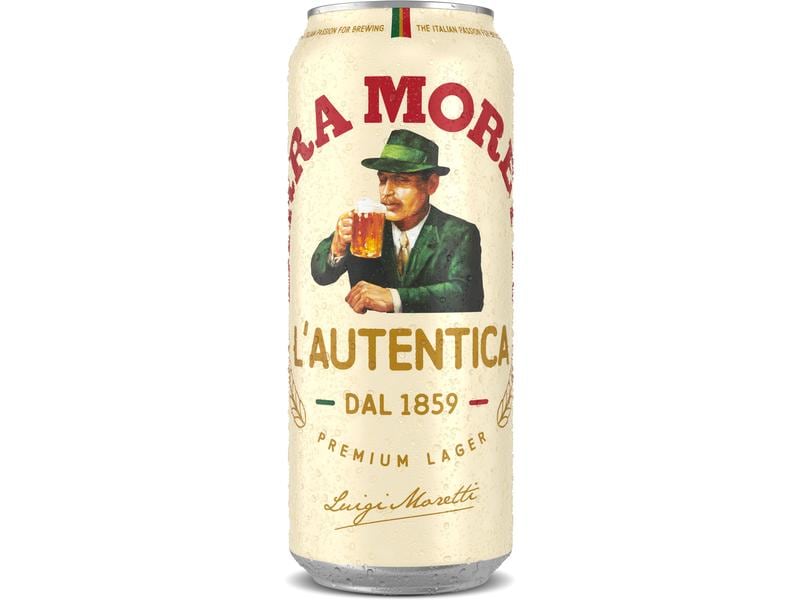 Birra Moretti Bier L`autentica 24 x 0.5 l Lagerbier