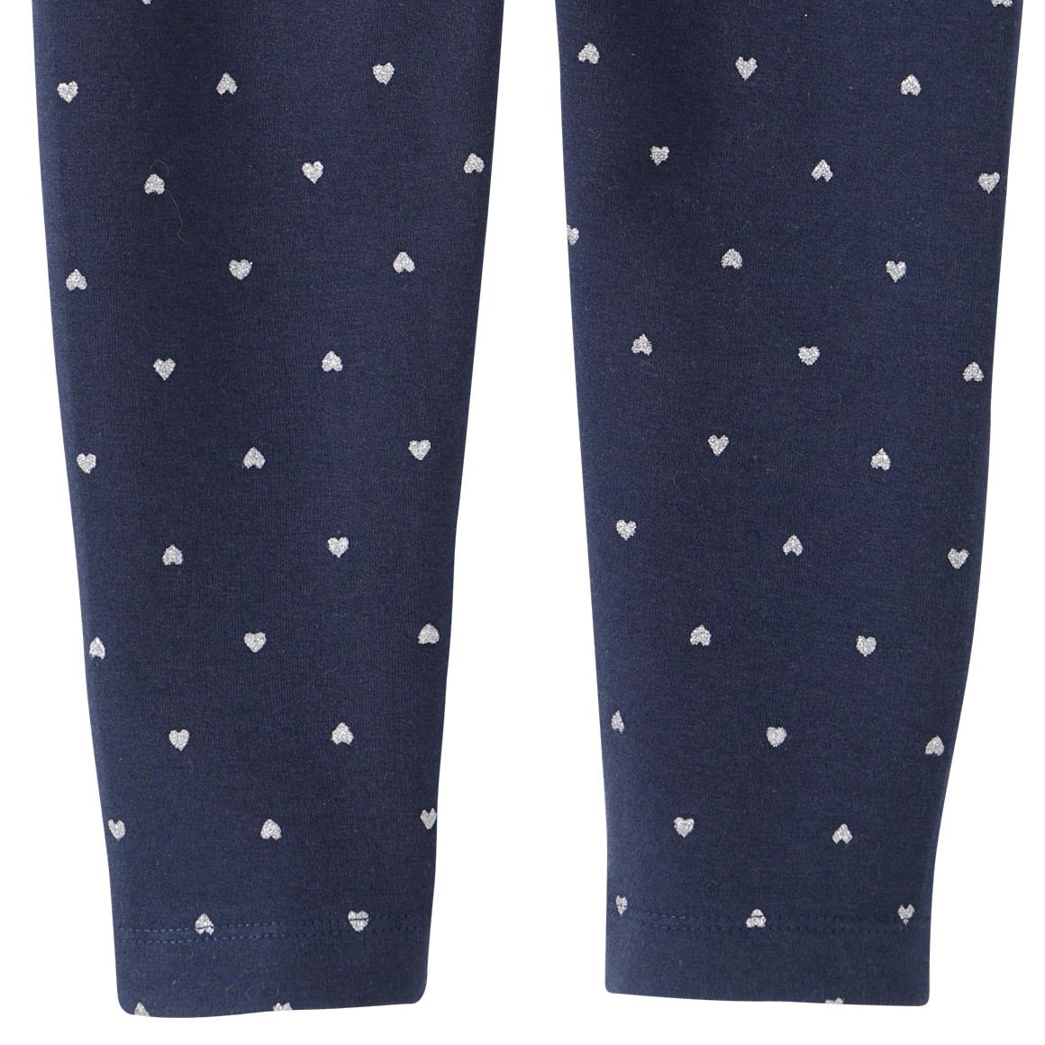 Topolino Mädchen Leggings mit Glitzer dunkelblau