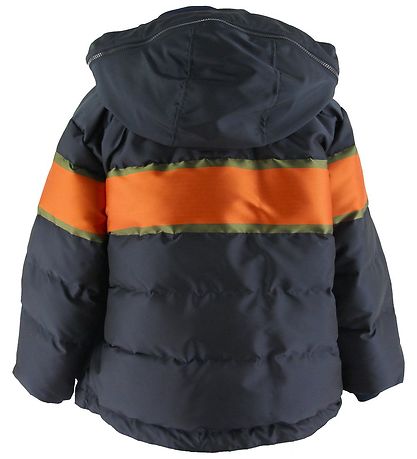 Dolce & Gabbana Daunenjacke - Navy m. Orange