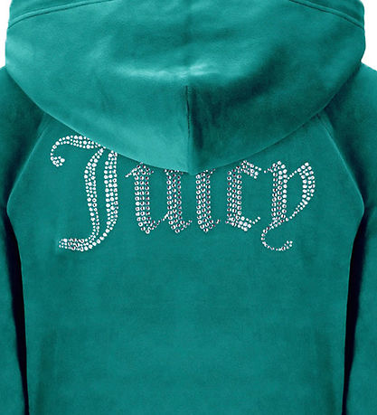 Juicy Couture Cardigan - Velour - Deep Lagoon
