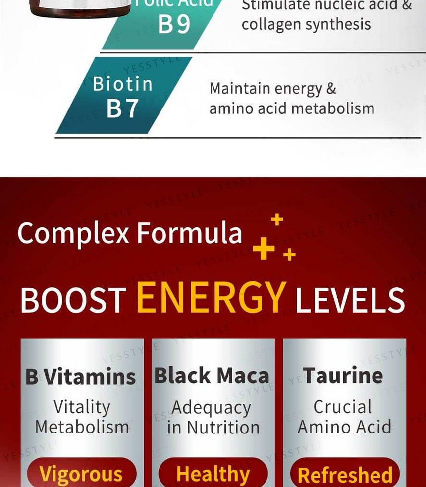 BHK's - Uniqman Vitamine B + Maca Tablet