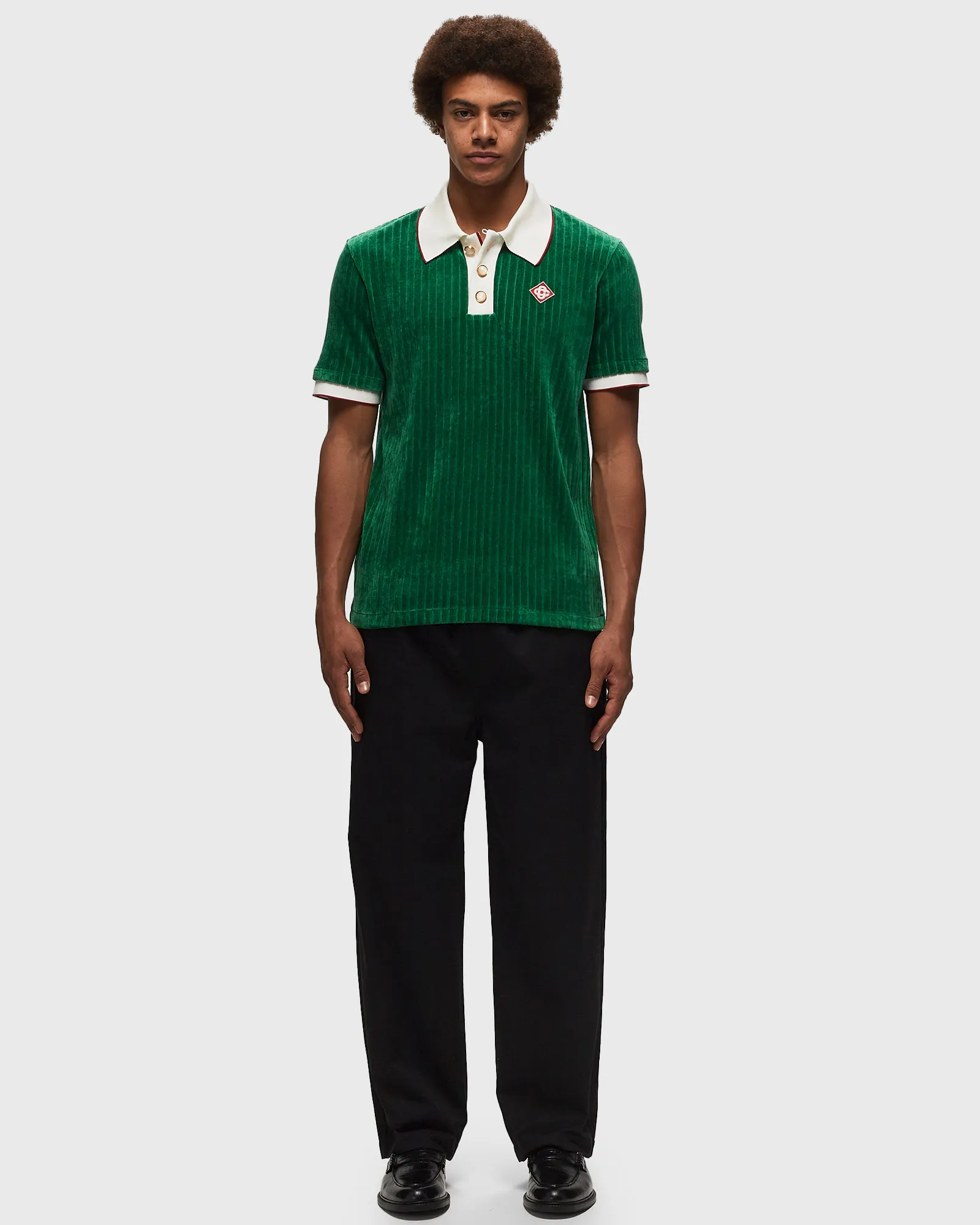 Casablanca RIB VELOUR POLO