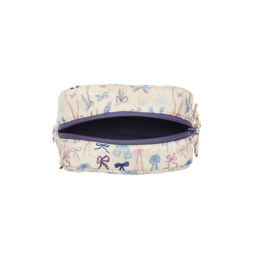 Maanesten Stardust Cute Bows Makeuptaske, Off White