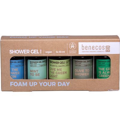 Benecos Giftset Shower Gel foam Up Your Day 1 Stuk