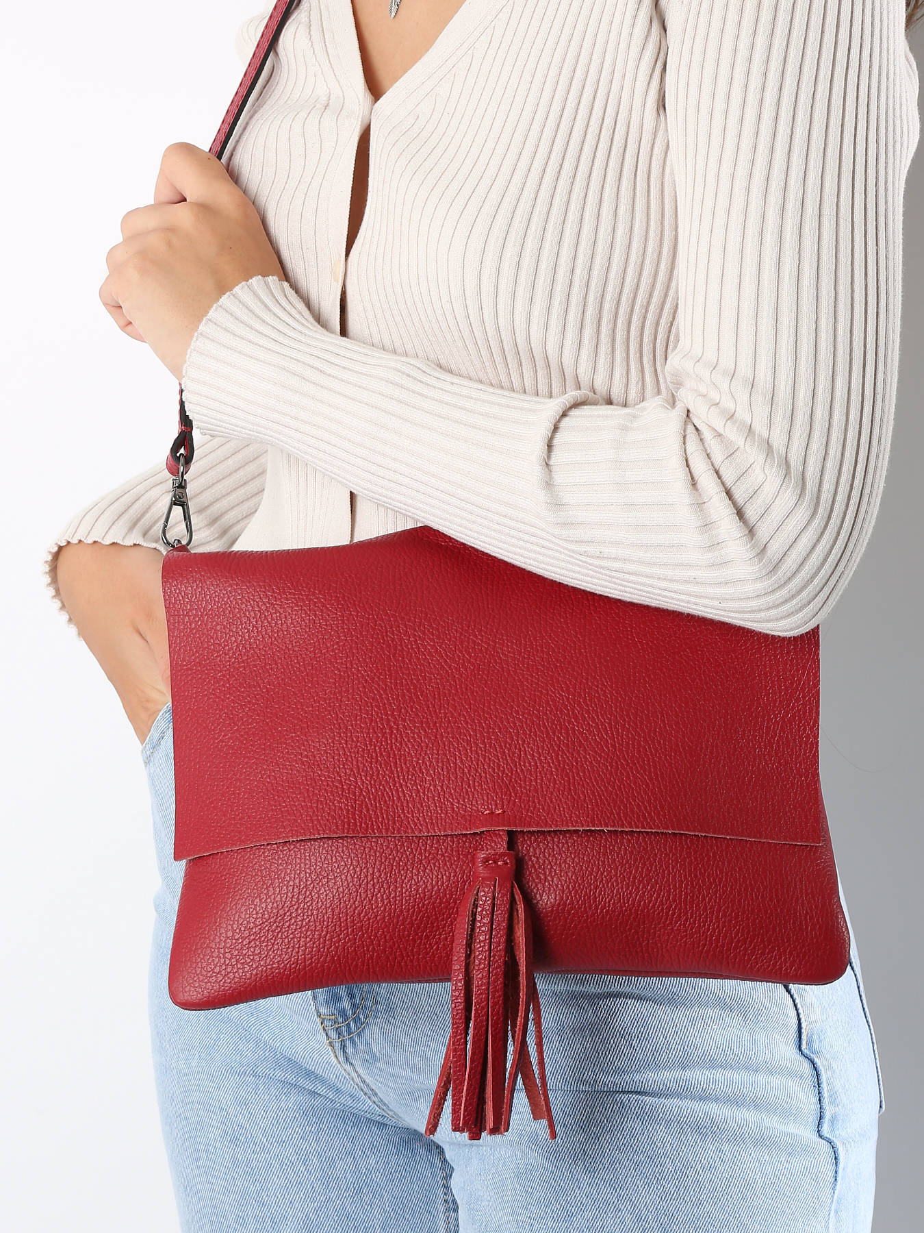 Sac bandoulire Caviar cuir MILANO