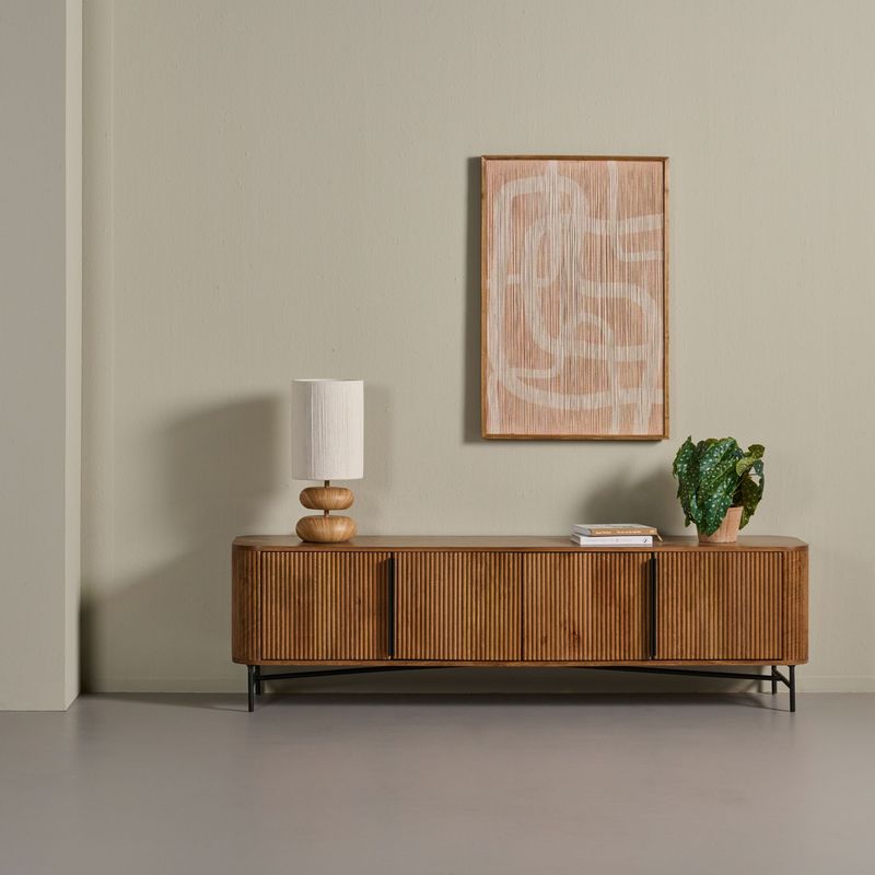 Rego - Tv Meubel - Hout - Bruin - 177x50x40 cm