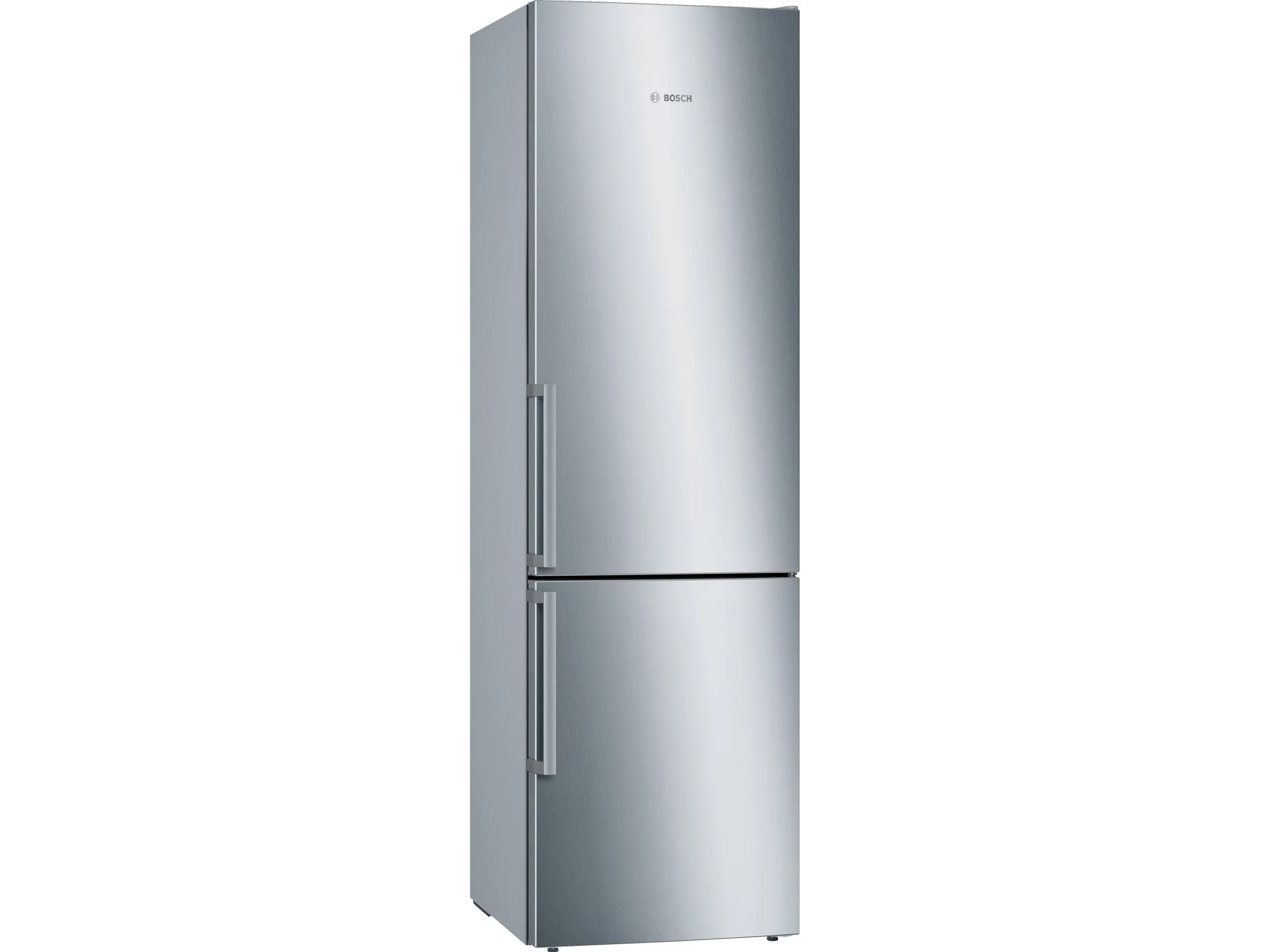 Bosch Serie | 6 KGE398IBP - Køleskab/fryser - bund-fryser - bredde: 60 cm - dybde: 65 cm - højde: 201 cm - 343 liter - Klasse B - rustfrit stål