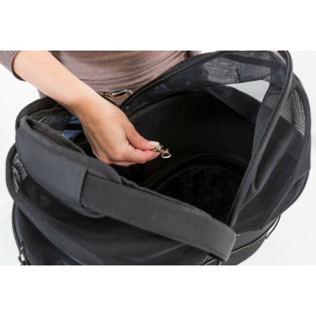 Panier vélo transport chien Trixie pour porte-bagages larges