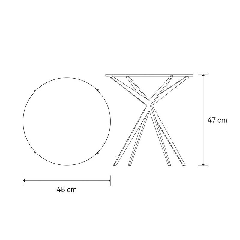 JOOP! Beistelltisch JOOP CURVES