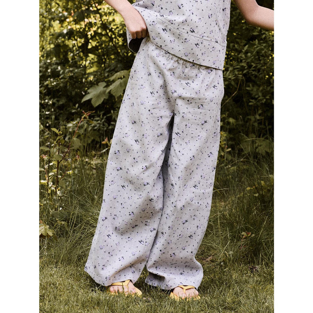 Køb Name It Lavender Gray Nkfdrita Wide Bukser