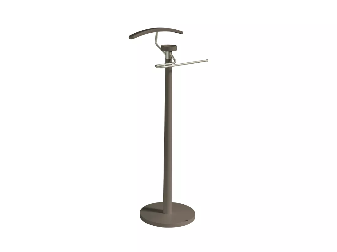 Valet de nuit - H112cm x L46cm x P34cm - hêtre massif moka - Bold