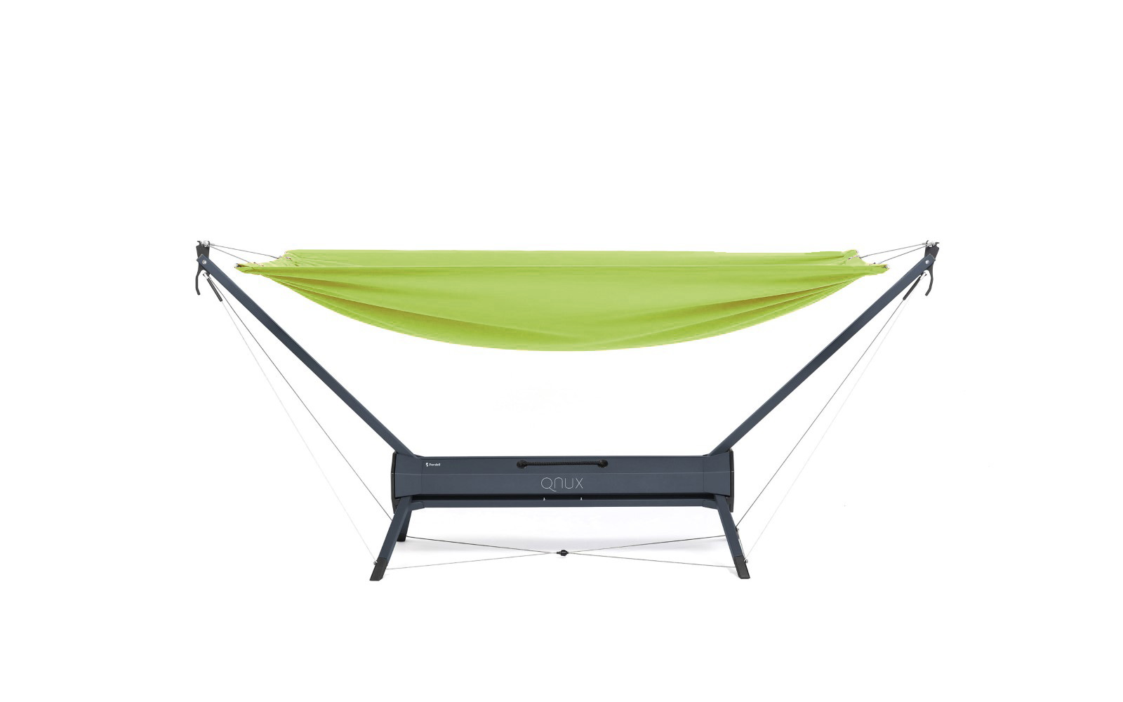 QNUX Travel Bed (Arcan Grau, Natura Grün)
