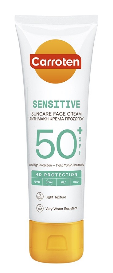 Carroten - Face Sensicare Cream SPF 50 50 ml - Solcreme