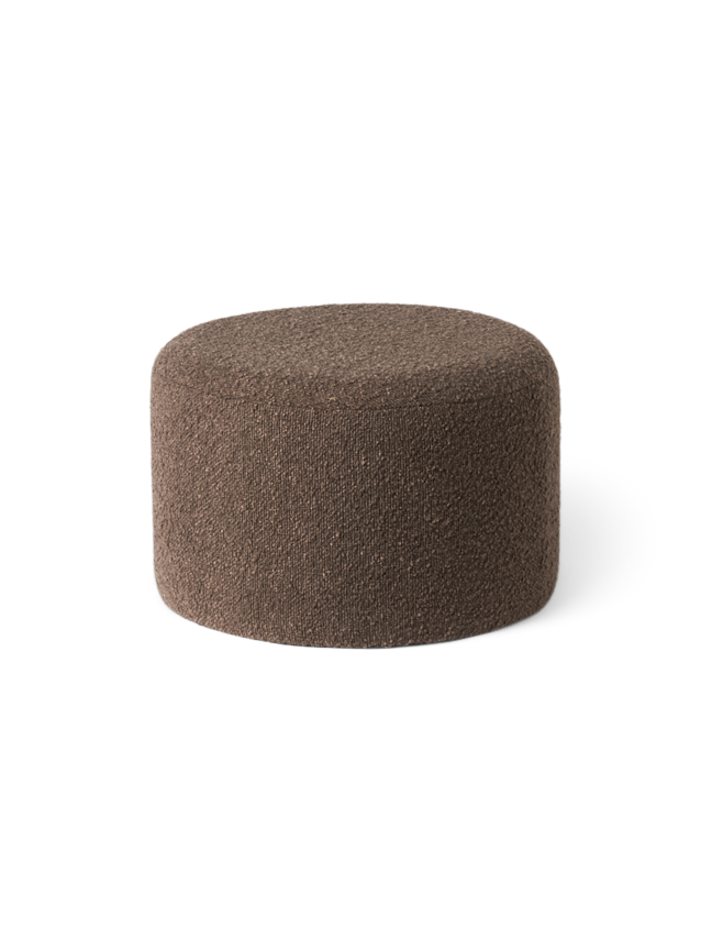 Puf | MDF/polyester/polyuretan. Ø39 x 25 cm. | Rose