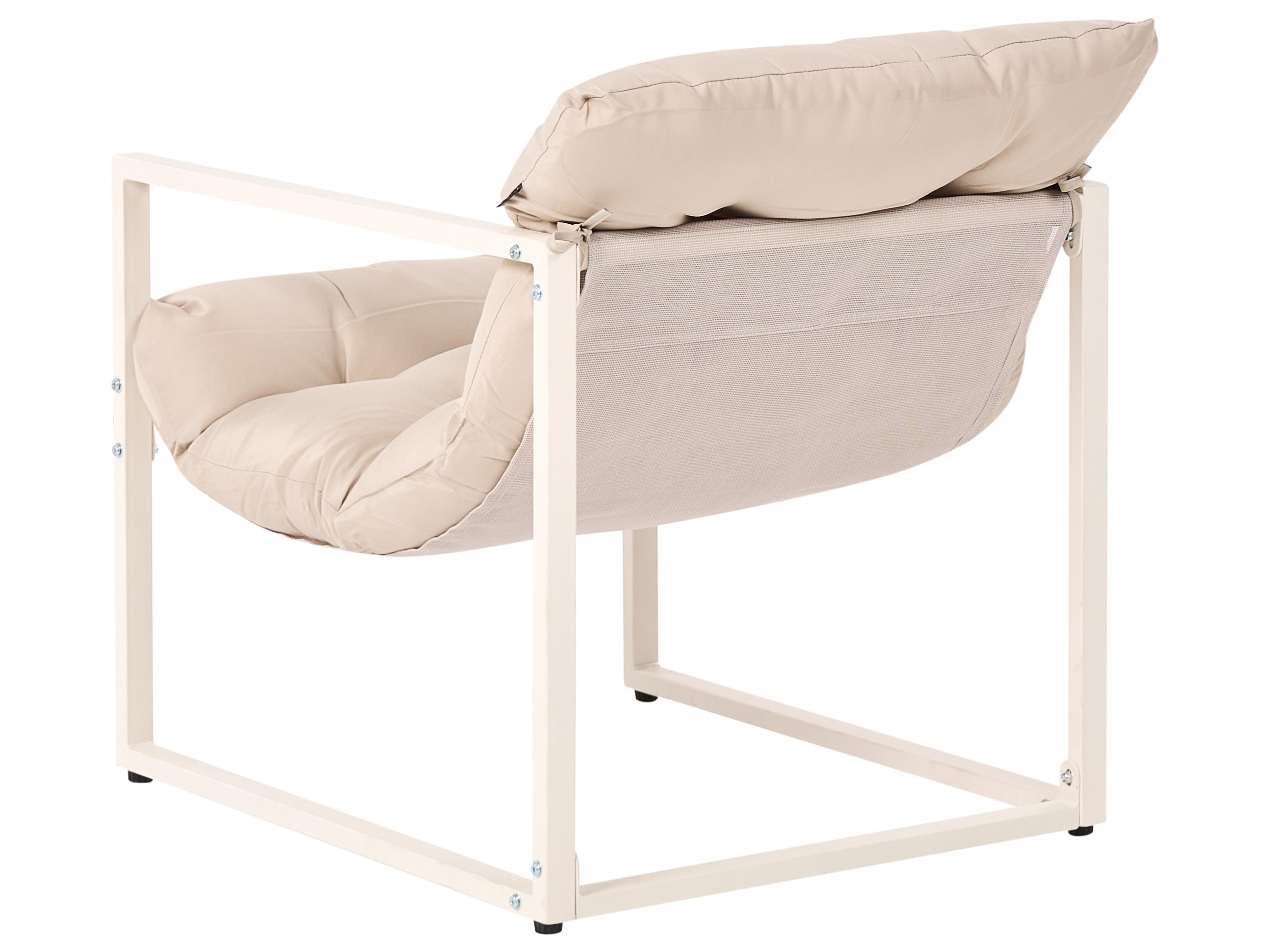 Loungeset met tafel 4-zits GARDA Metaal Beige