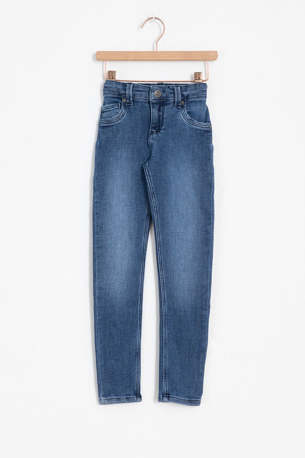 Donkerblauwe skinny jeans