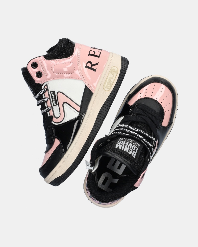 Replay Epic Jr. Hoge sneakers  - zwart