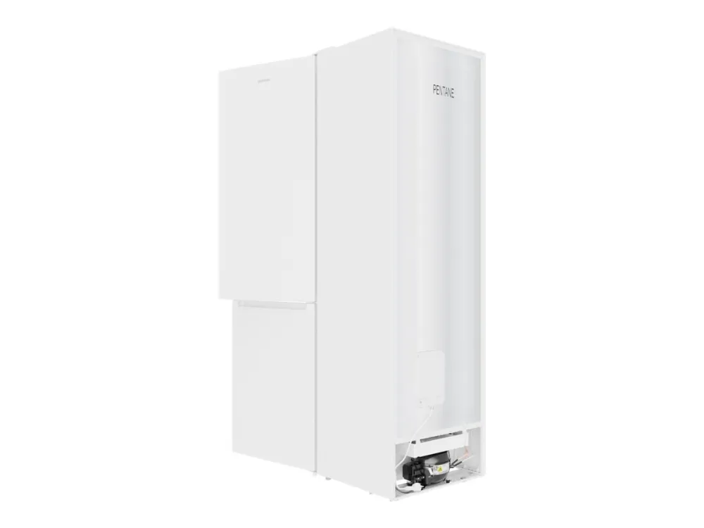 Gorenje NRK 6202EW4 NoFrost, forsænket håndtag, display bag døren, hvid (EEK: A  )