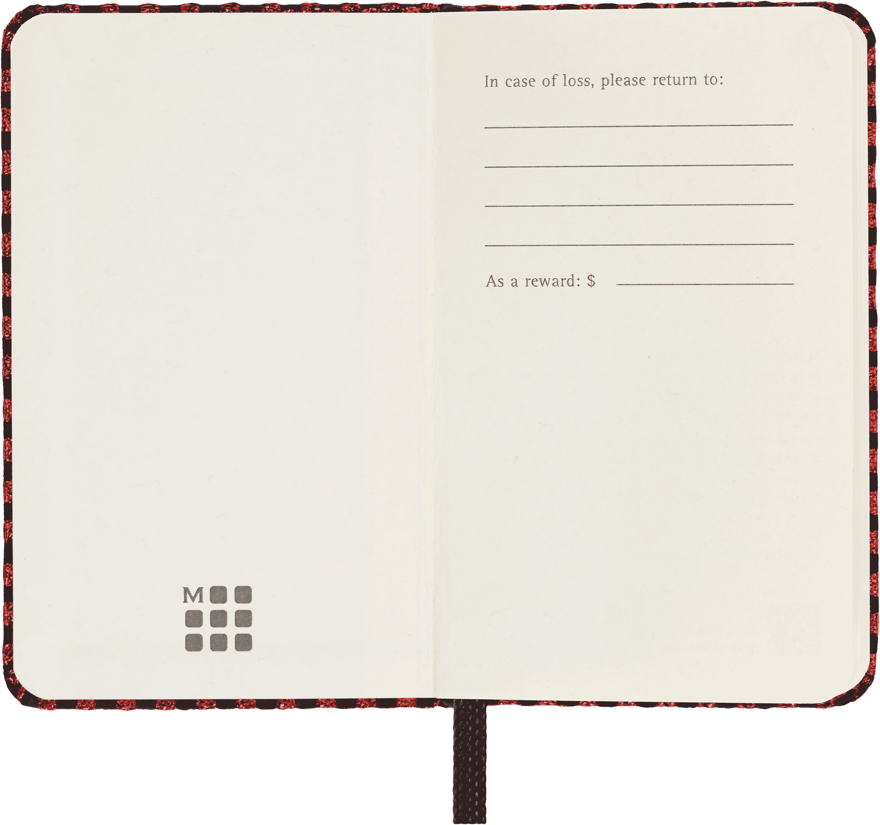 Shine Notebook XS, plain, hard cover, with gift box