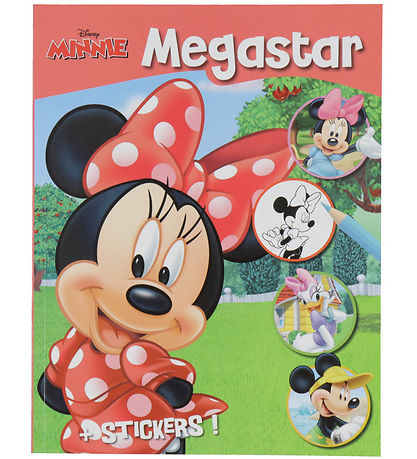 Megastar Malebog m. Klisterm?rker - 128 Sider - Disney Minnie