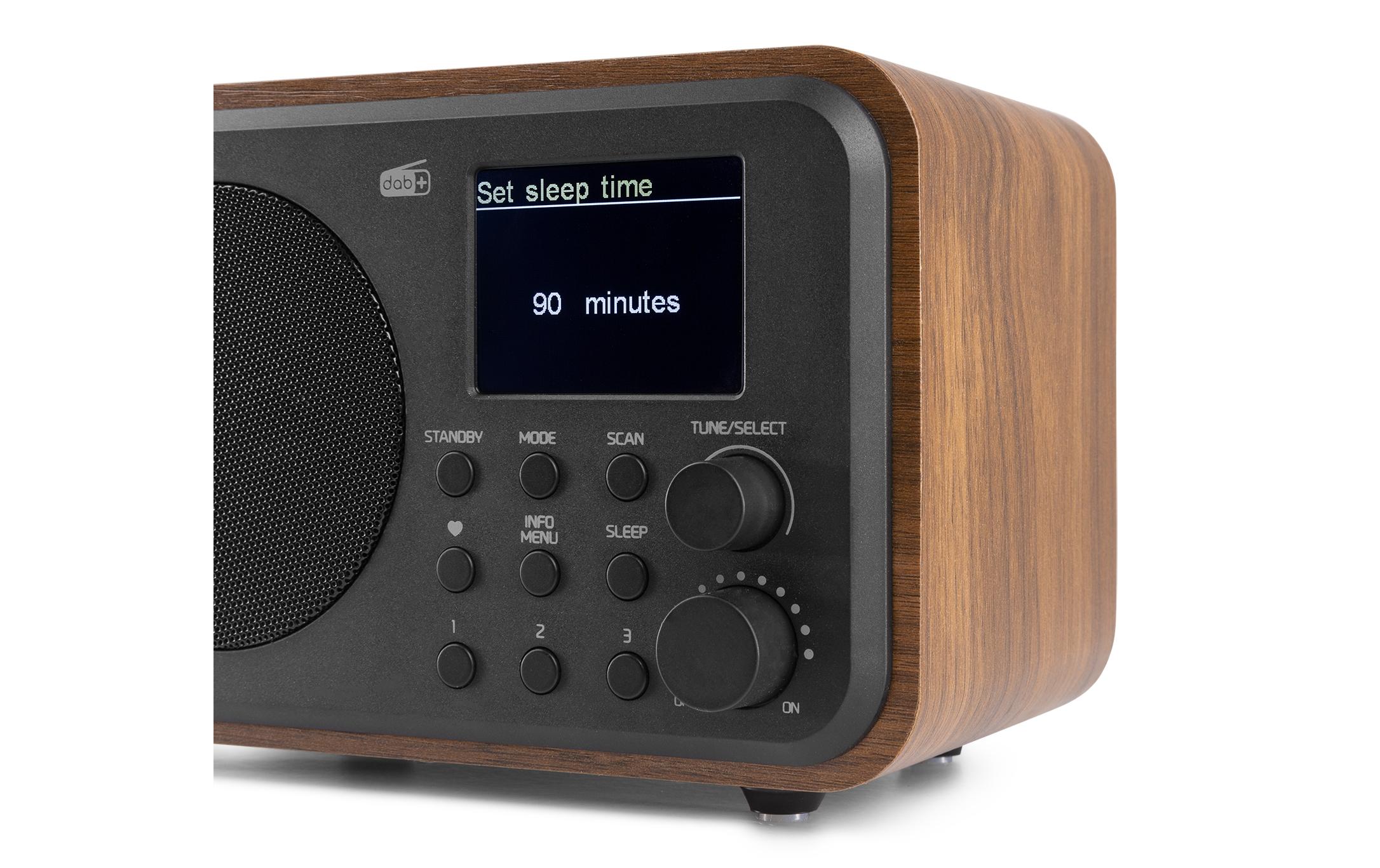 DAB+ Radio Milan BraunDAB+ Radio mit Bluetooth