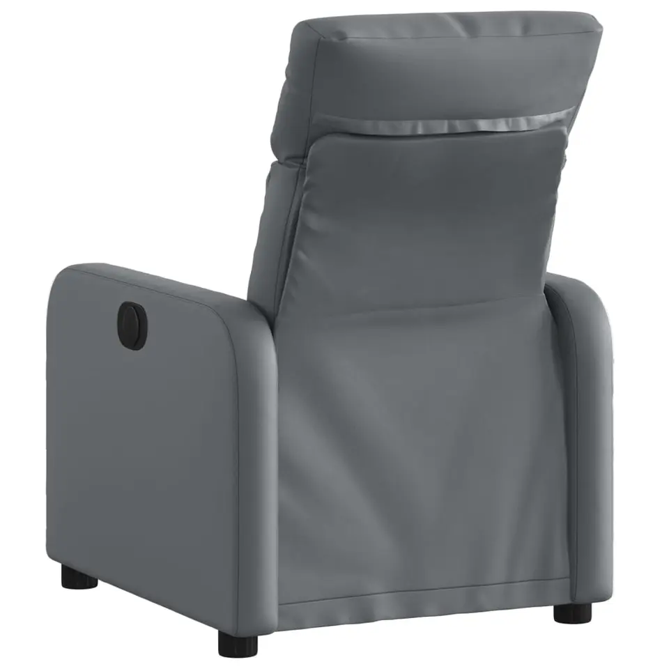 vidaXL - Fauteuil - Grijs - Kunstleer
