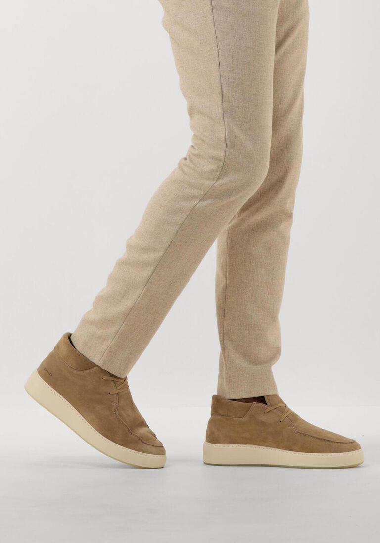 taupe nubikk veterschoenen jiro gio fur