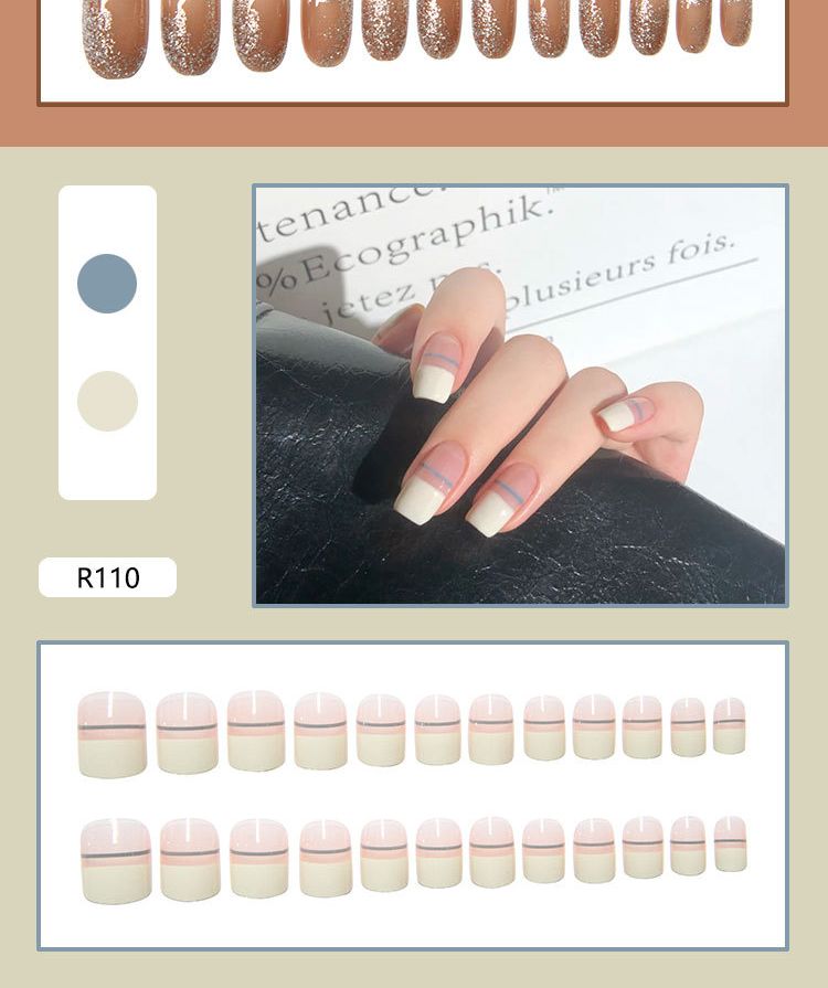 Fainie - Print Faux Nail Tips