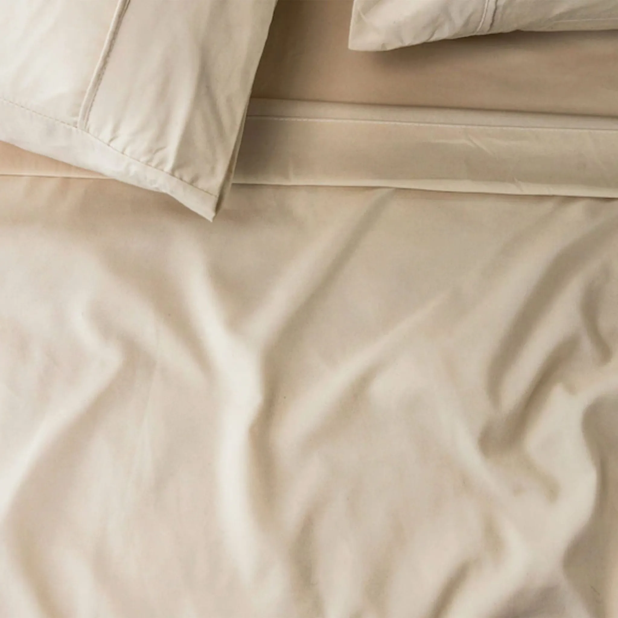 Clément - Maison Ensemble Draps Lit Simple - Beige
