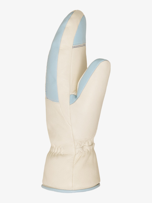 Leather Moufles techniques ski/snowboard Blanc Femme