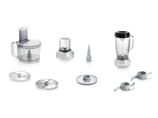 Bosch MultiTalent 3 MCM3501M -Foodprocessor 800 W - børstet rustfrit stål/sort