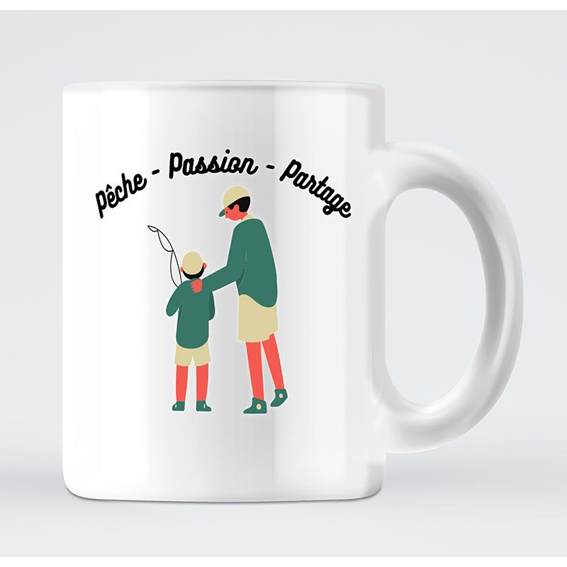 Mug Pêche Passion Partage
