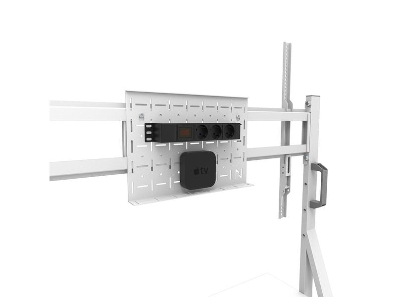 NEOMOUNTS TV-Trolley FL50-525WH1 Weiss Mobiler Bodenständer für 55-86