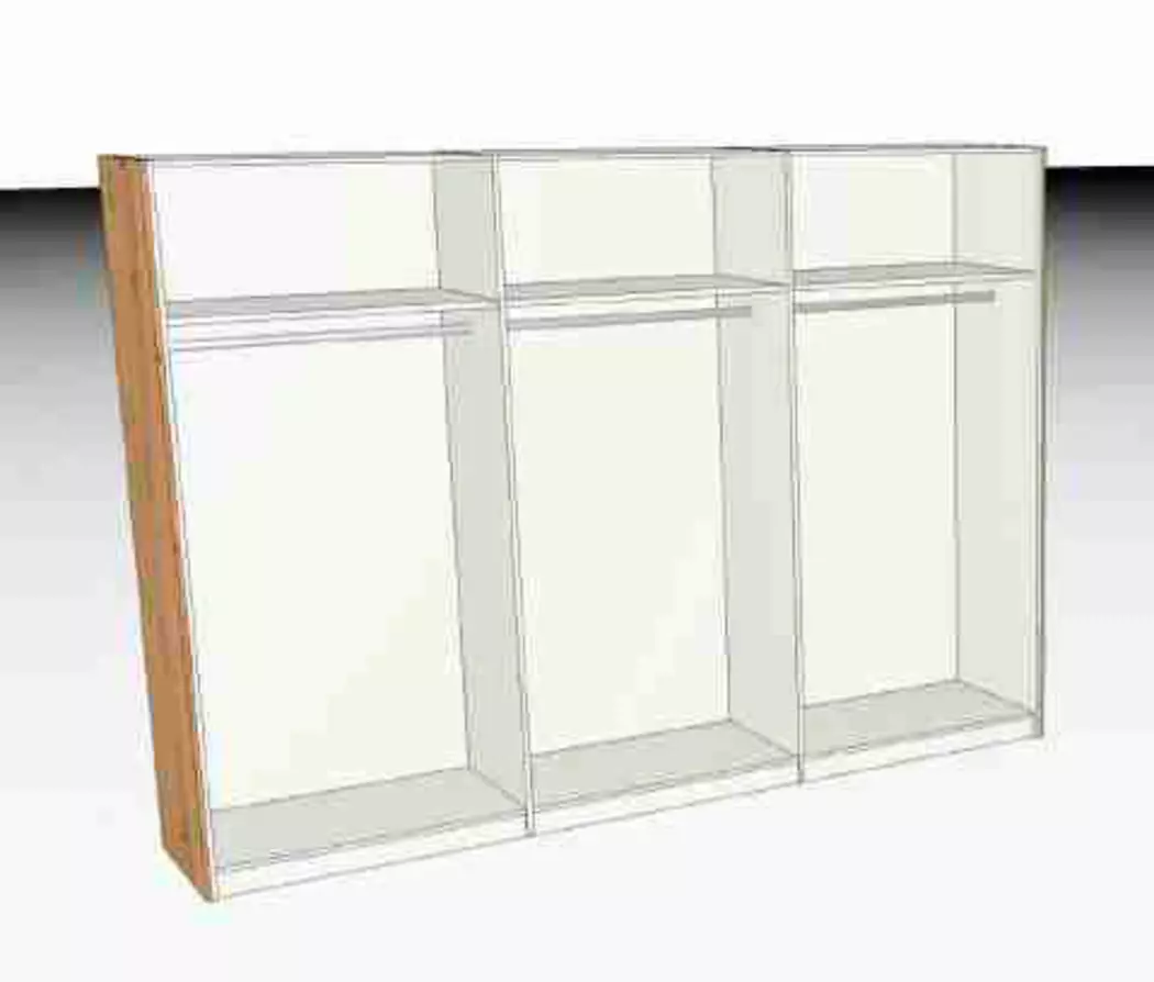 Schwebetürenschrank Miami 307 x 220 cm