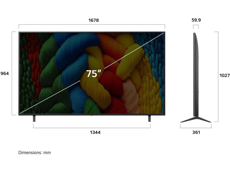 LG TV 75NANO80A6B 75