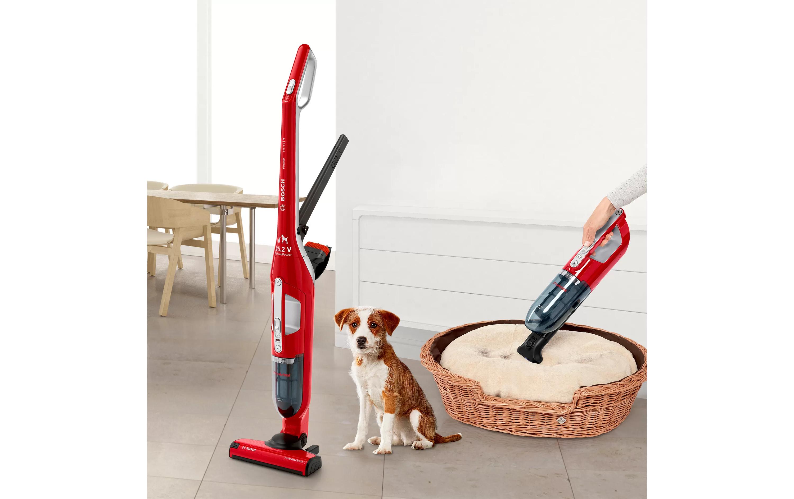 Akku-Hand- und Stielsauger Flexxo BBH3ZOO25 Rot<br>Akkustaubsauger