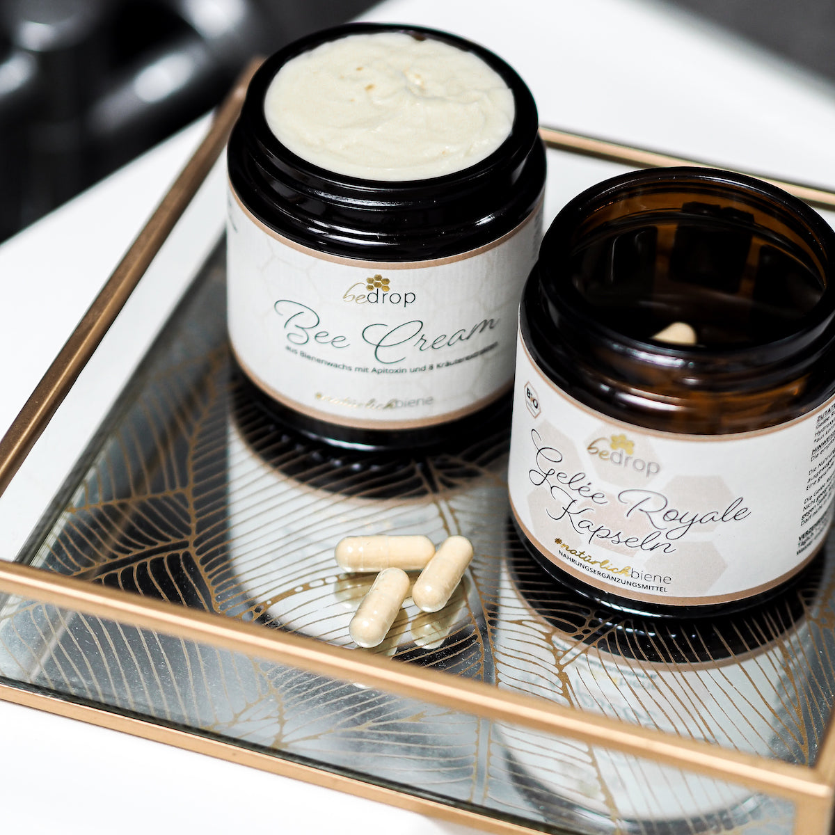 Wohlfühlset (groß)| Bee Cream (Bienengiftsalbe) + Gelée Royale Kapseln + BeeBalm