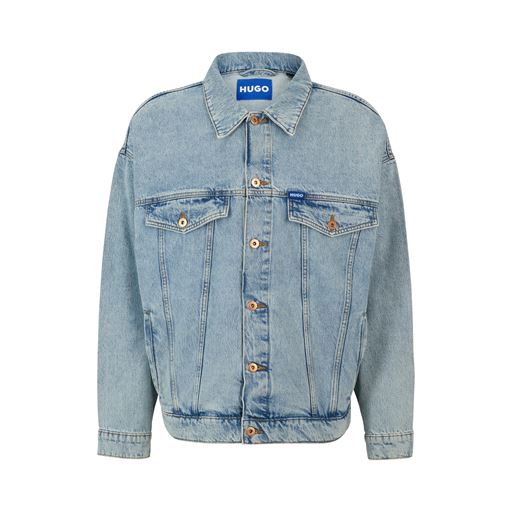 Hugo Blue Wes Denimjakke, Turquoise/Aqua, S