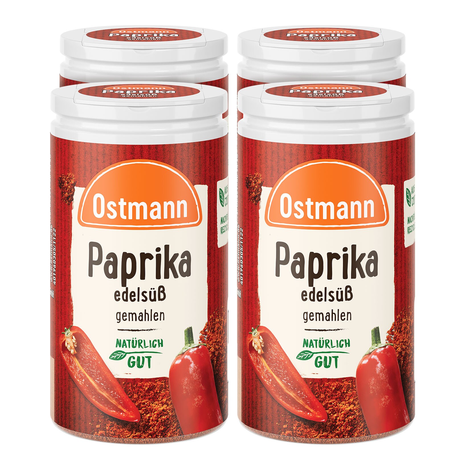 Ostmann Paprika edelsüß Streuer 35 g, 4er Pack