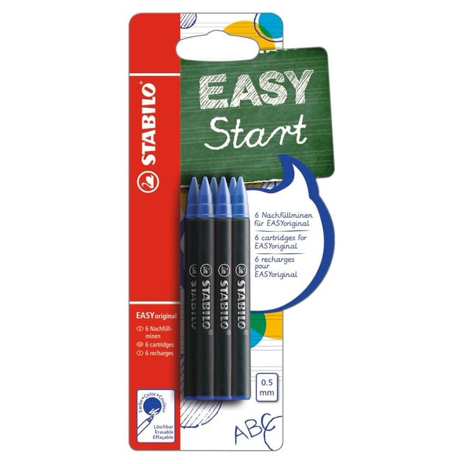 STABILO - EASY original - Nachfüllpatronen 6er Pack
