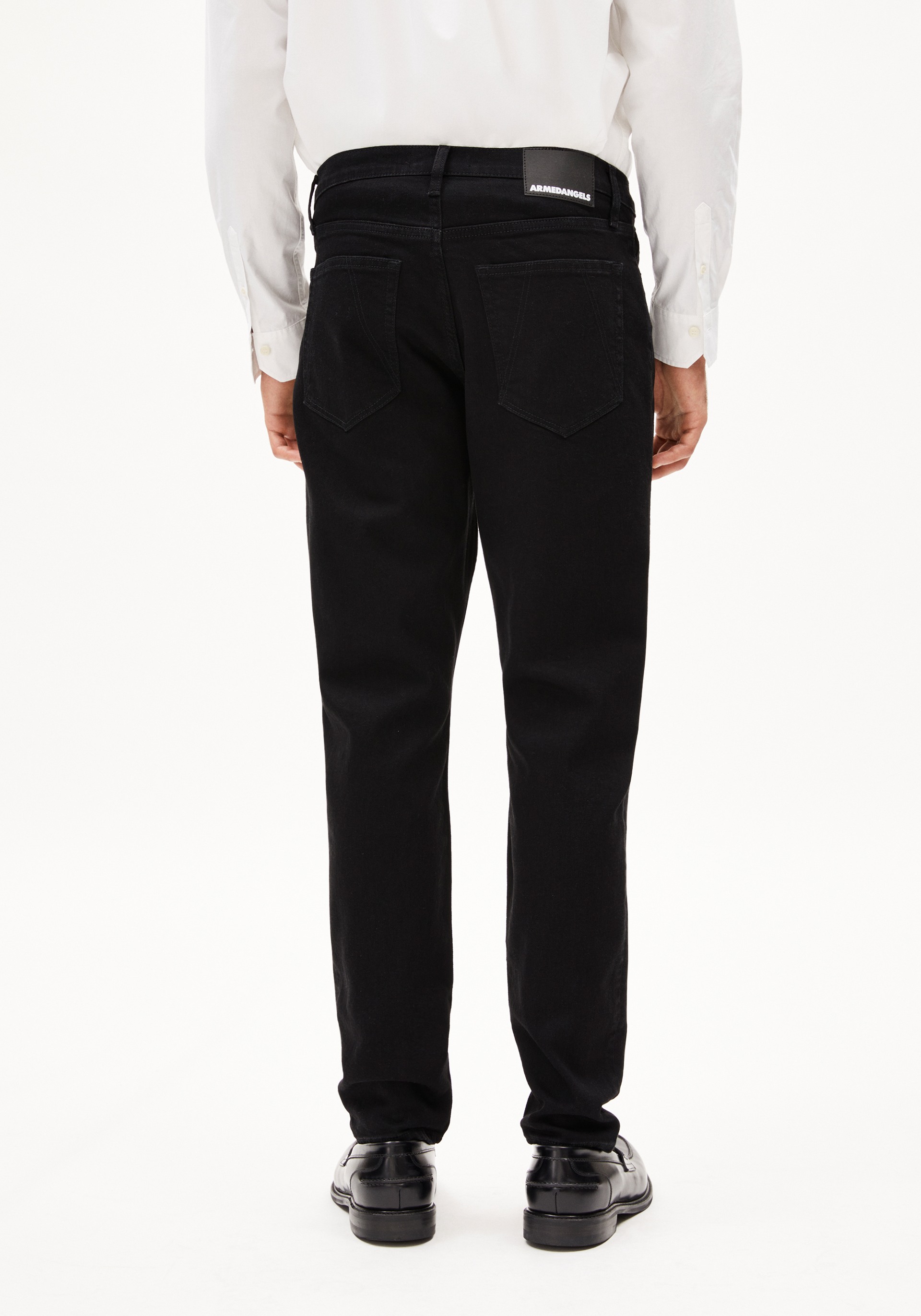 Armedangels Herren-Jeans Aarjo Tarpa Rinse Black