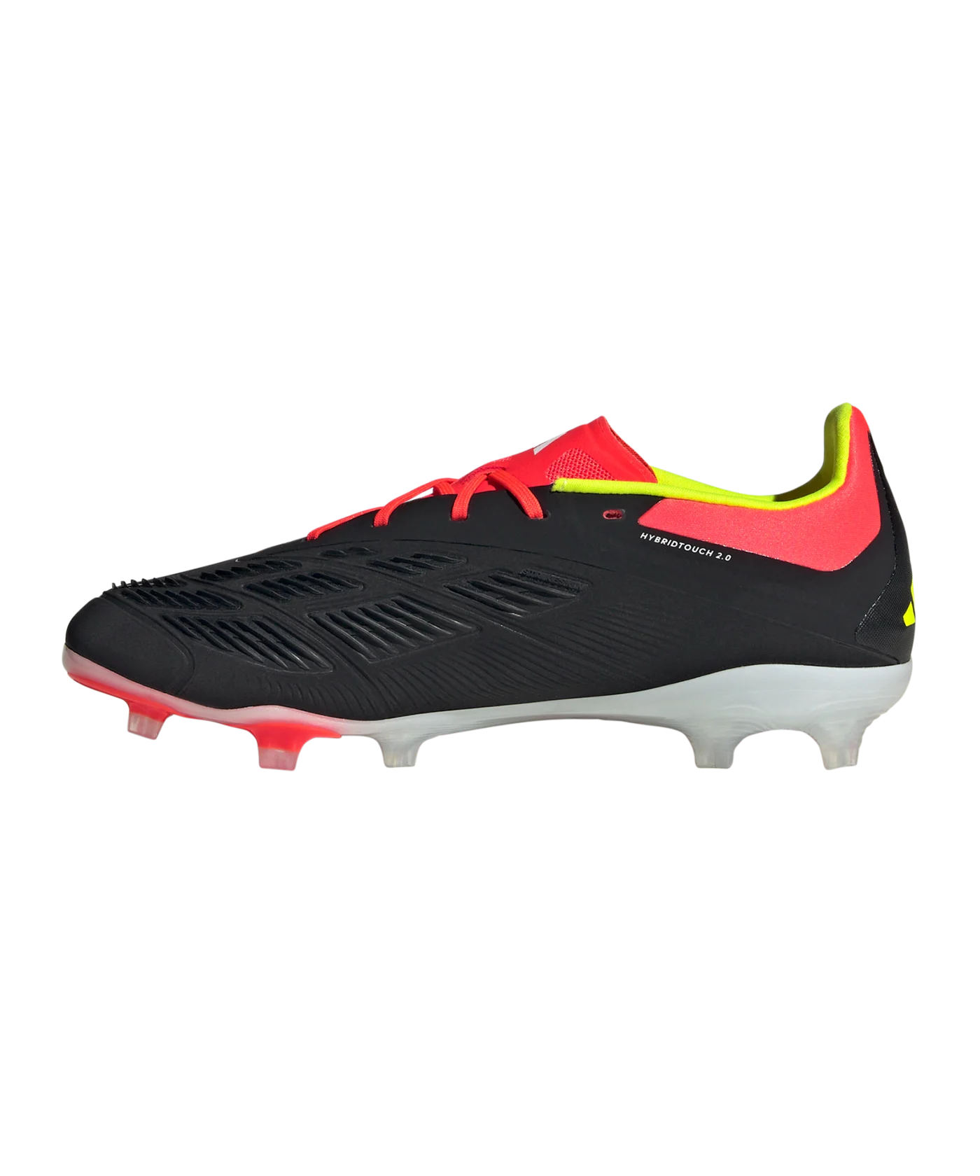 adidas Predator Elite FG Solar Energy Kids Schwarz Weiss Rot