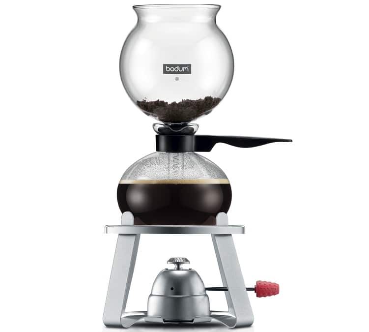 Cafetière à dépression Pebo avec réchaud - 8 tasses - BODUM