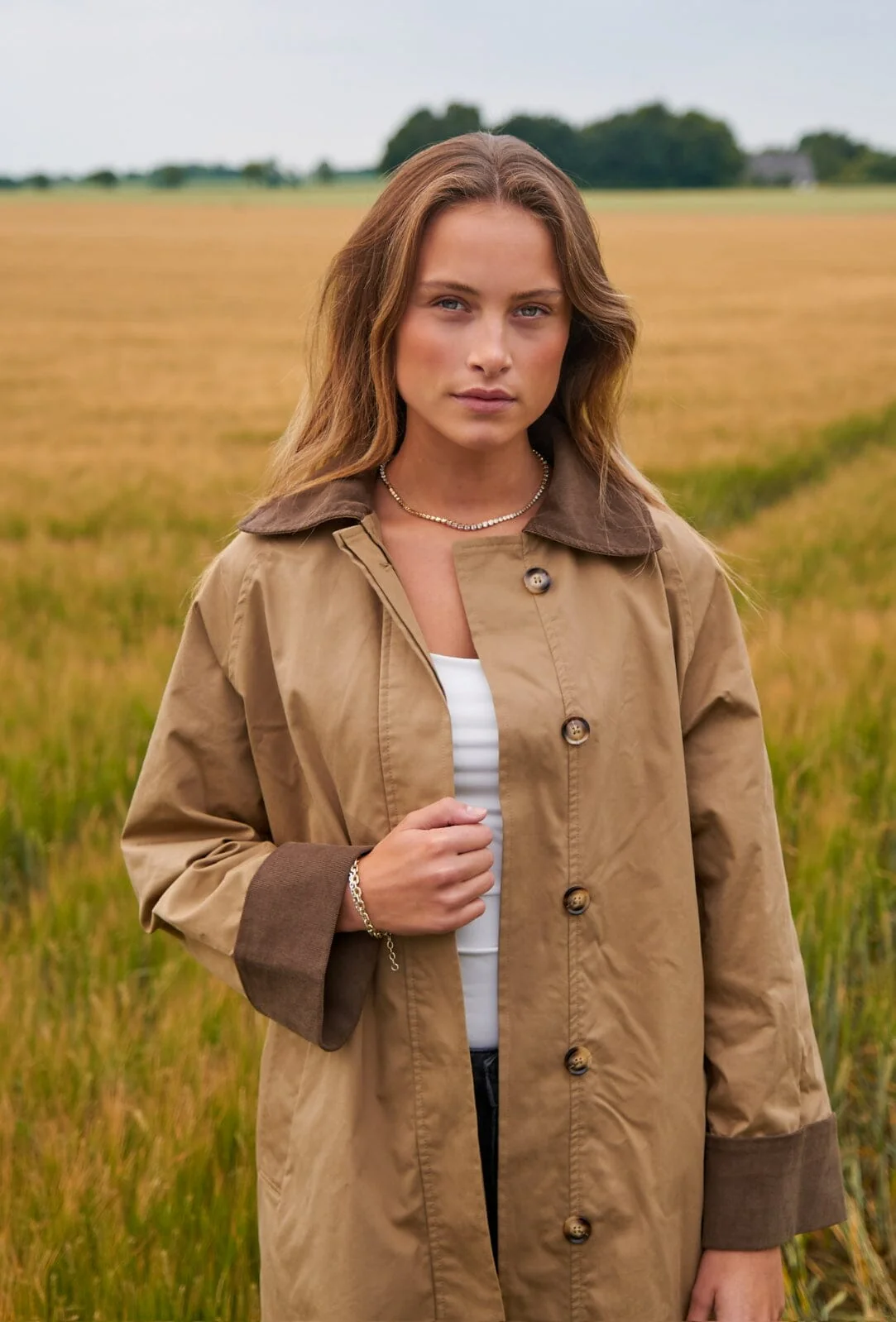 Neo Noir Anneli Cord Coat