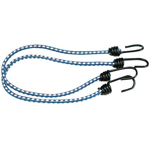 Sandow avec crochet - acier plastifié - D8 mm - L : 60 cm  - lot de 2 - col