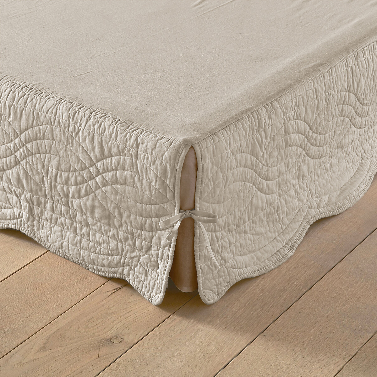 LA REDOUTE INTERIEURS<br>Grade de cama acolchoada em puro algodão, Scenario