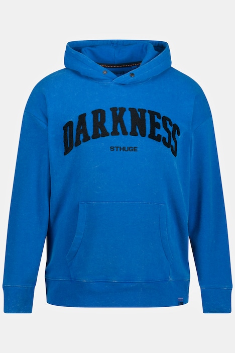 STHUGE Hoodie, Langarm, acid washed, Print, bis 8 XL
