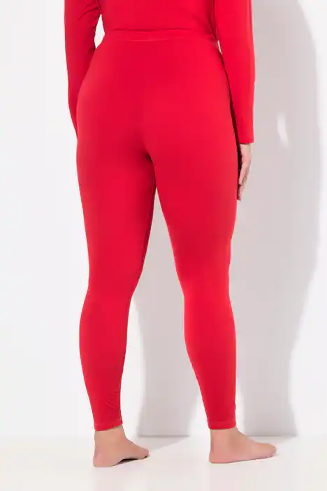 Ski-Funktionsleggings, schnelltrocknend, extrawarm, salsa