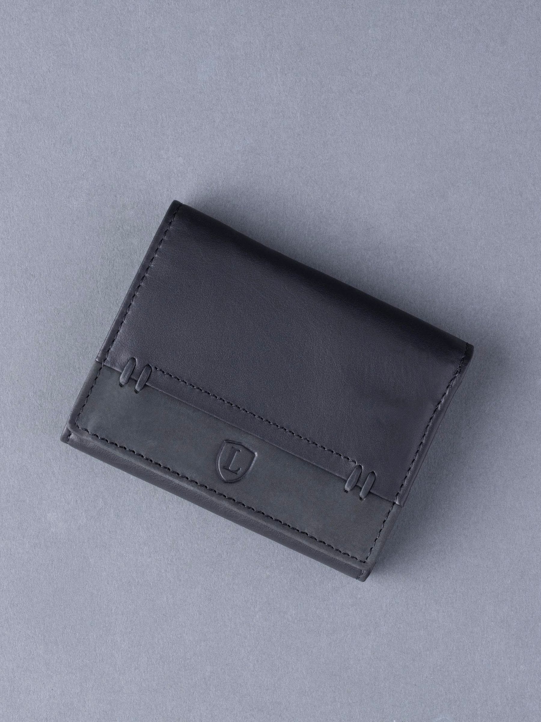 Lakeland Leather Stitch Tri-Fold Portemonnee